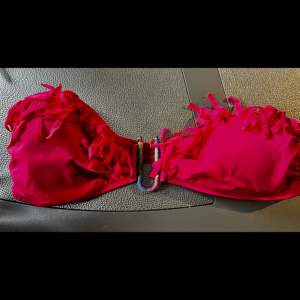 LA HEARTS SWIM TOP